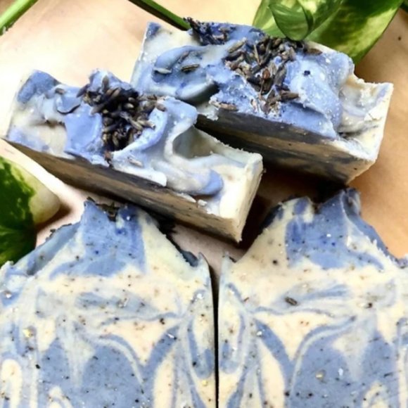 Lavender Oatmeal Handmade Soap - Picture 3 of 3